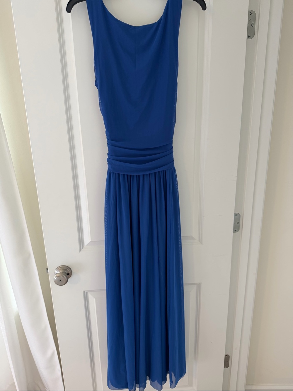 Abercrombie & Fitch Cobalt Blue Sleeveless Maxi Dress - Picture 2 of 4
